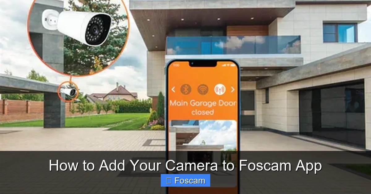 How to Add Your Camera to Foscam App
