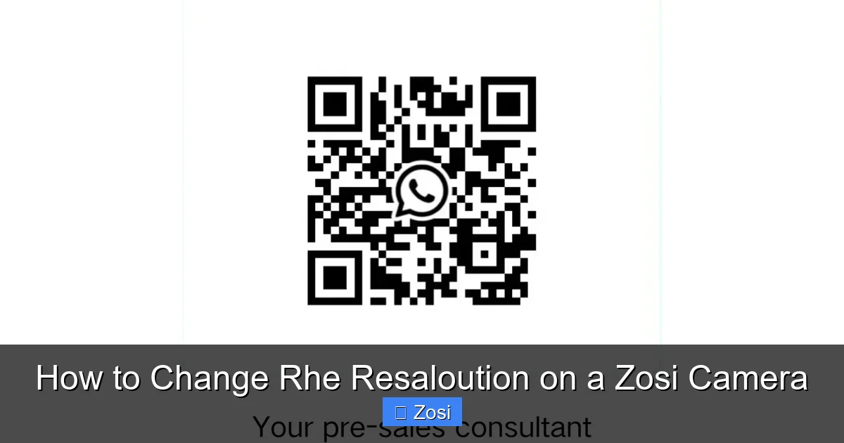 How to Change Rhe Resaloution on a Zosi Camera