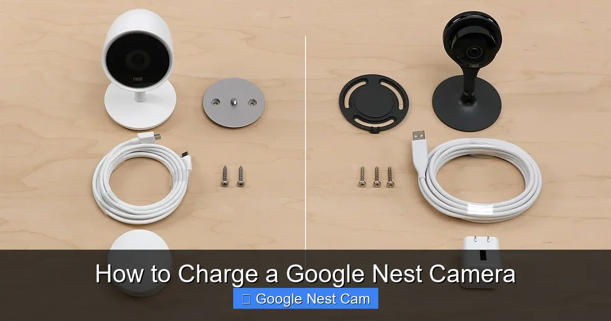 How to Charge a Google Nest Camera