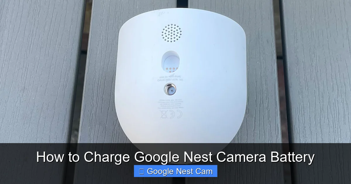 How to Charge Google Nest Camera Battery
