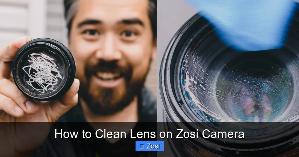 How to Clean Lens on Zosi Camera