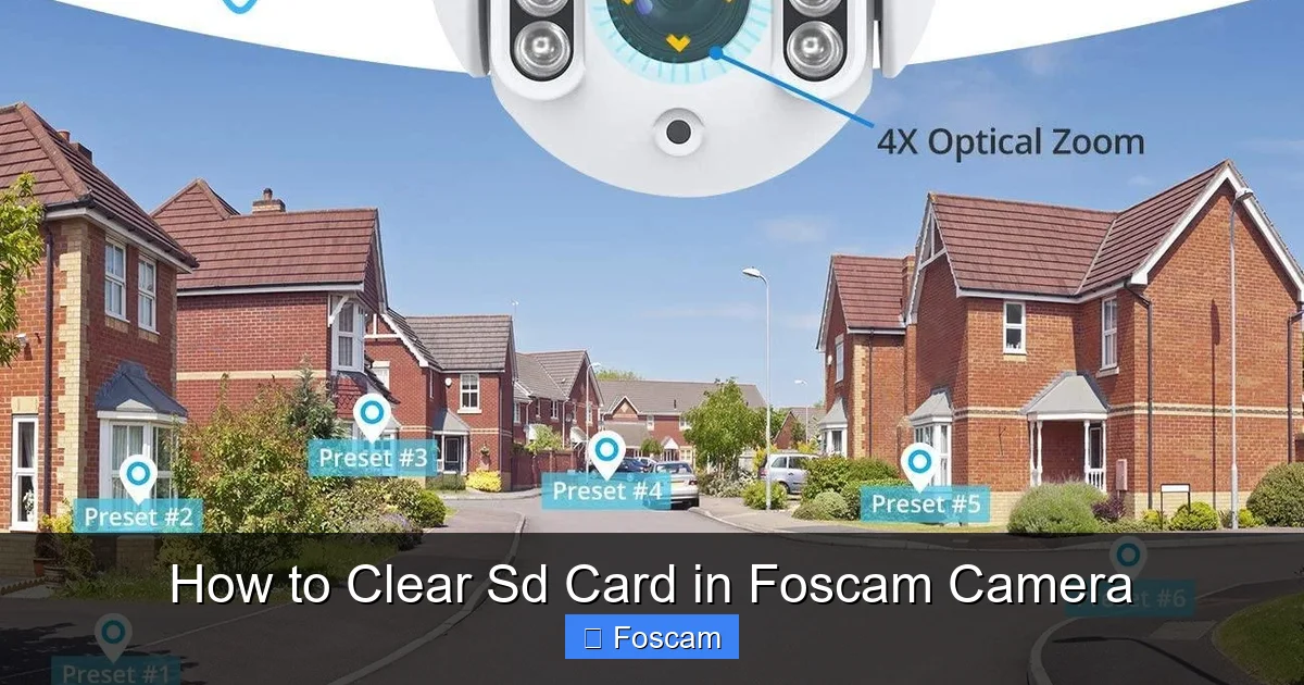 How to Clear Sd Card in Foscam Camera