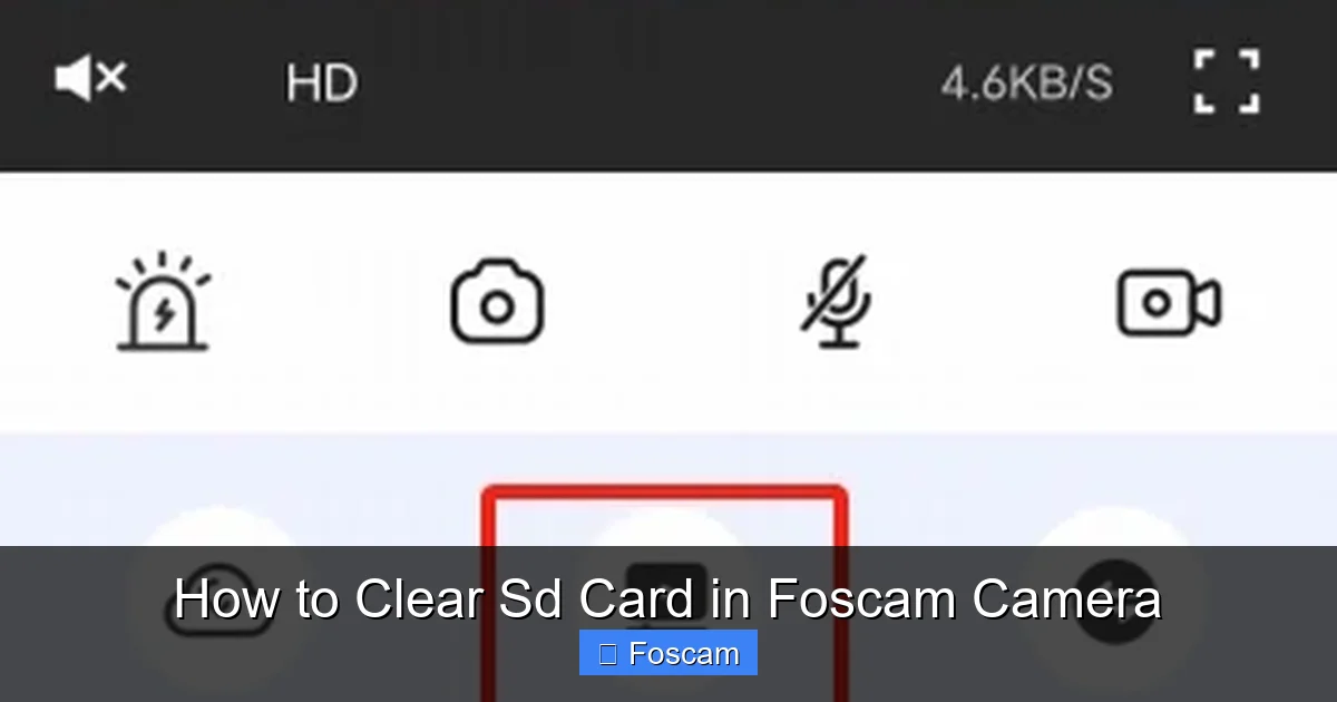 How to Clear Sd Card in Foscam Camera