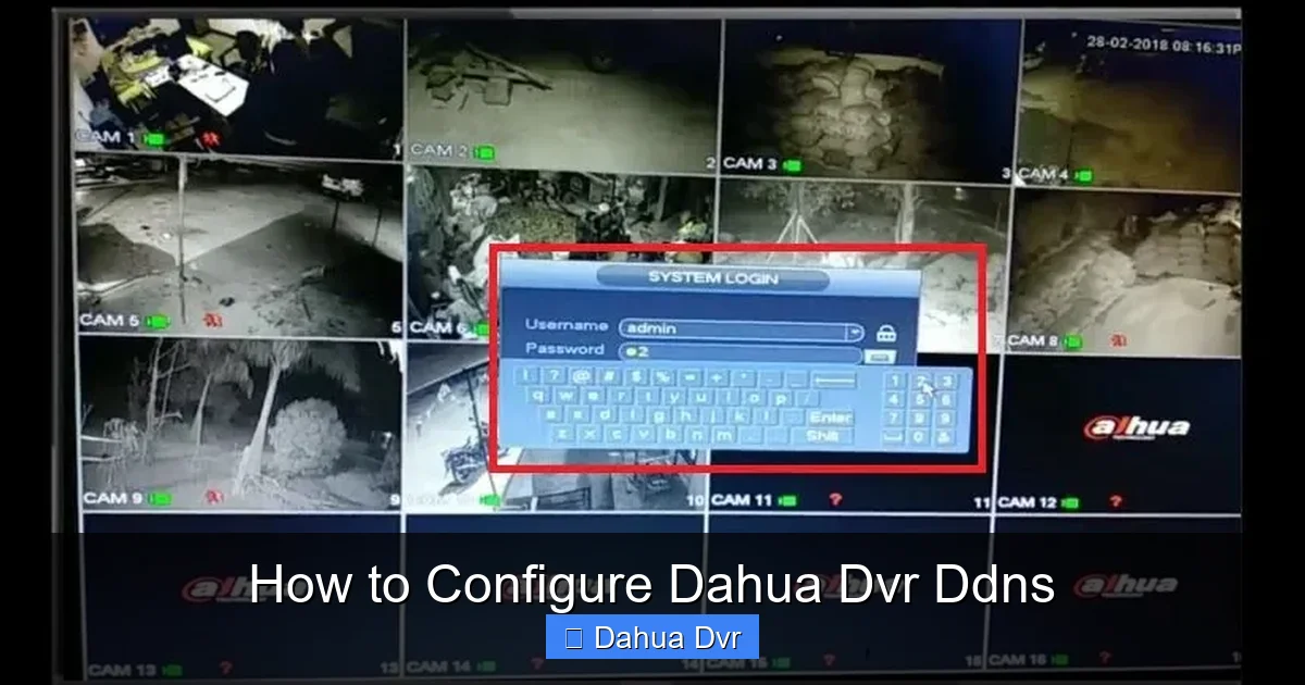 How to Configure Dahua Dvr Ddns
