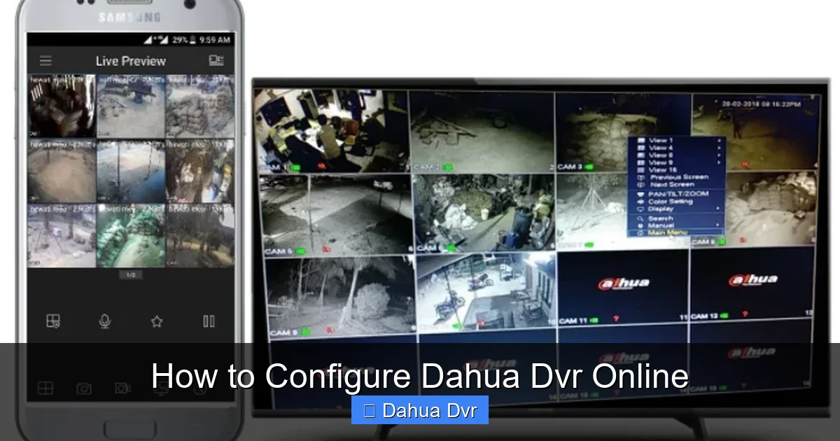 How to Configure Dahua Dvr Online