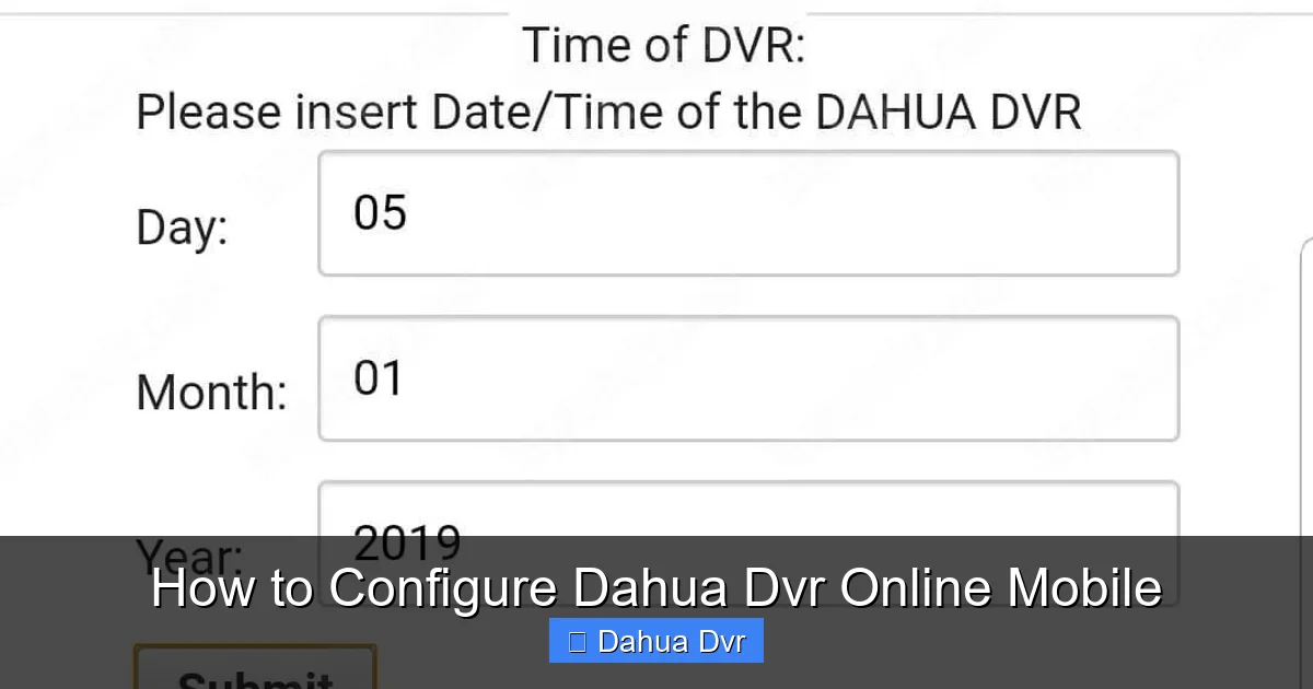 How to Configure Dahua Dvr Online Mobile