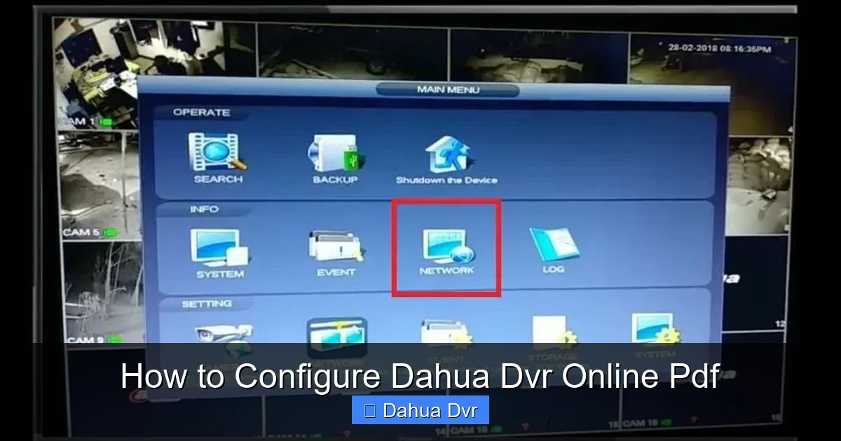 How to Configure Dahua Dvr Online Pdf