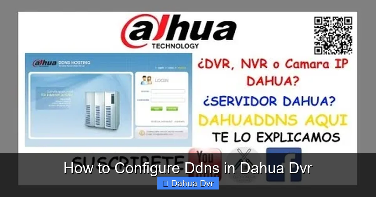 How to Configure Ddns in Dahua Dvr