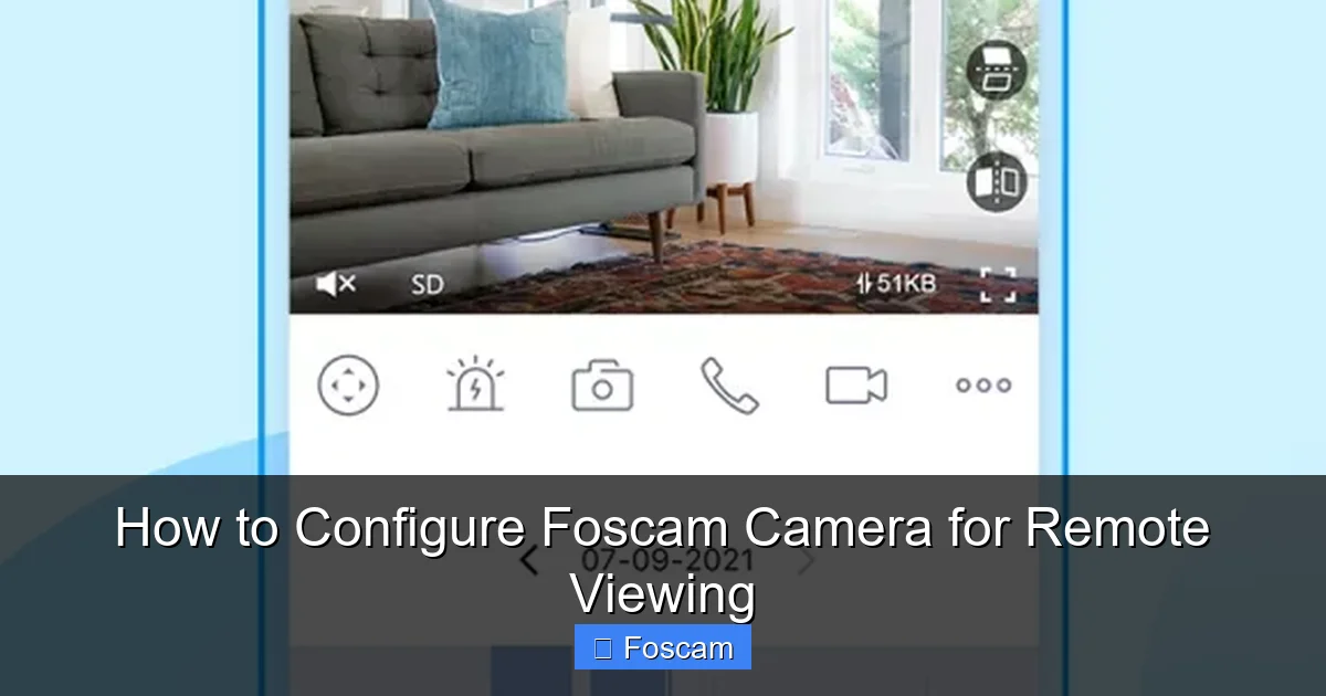 How to Configure Foscam Camera for Remote Viewing
