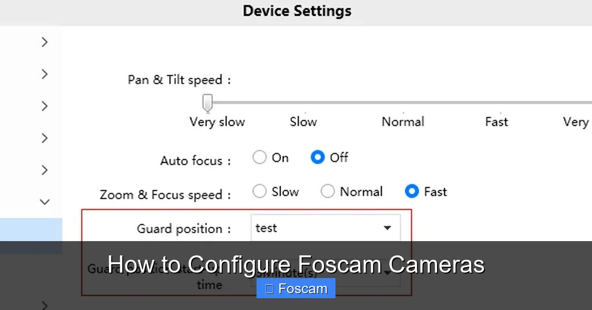 How to Configure Foscam Cameras