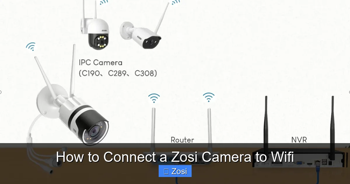 How to Connect a Zosi Camera to Wifi
