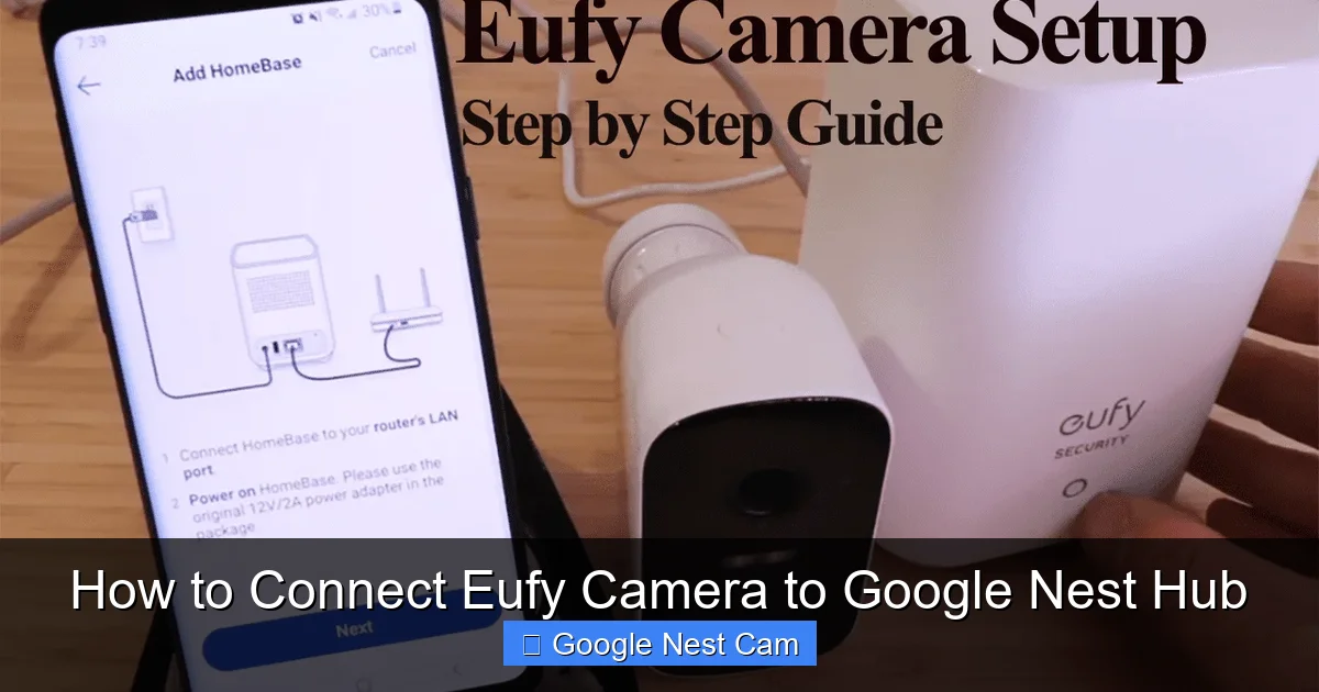 How to Connect Eufy Camera to Google Nest Hub