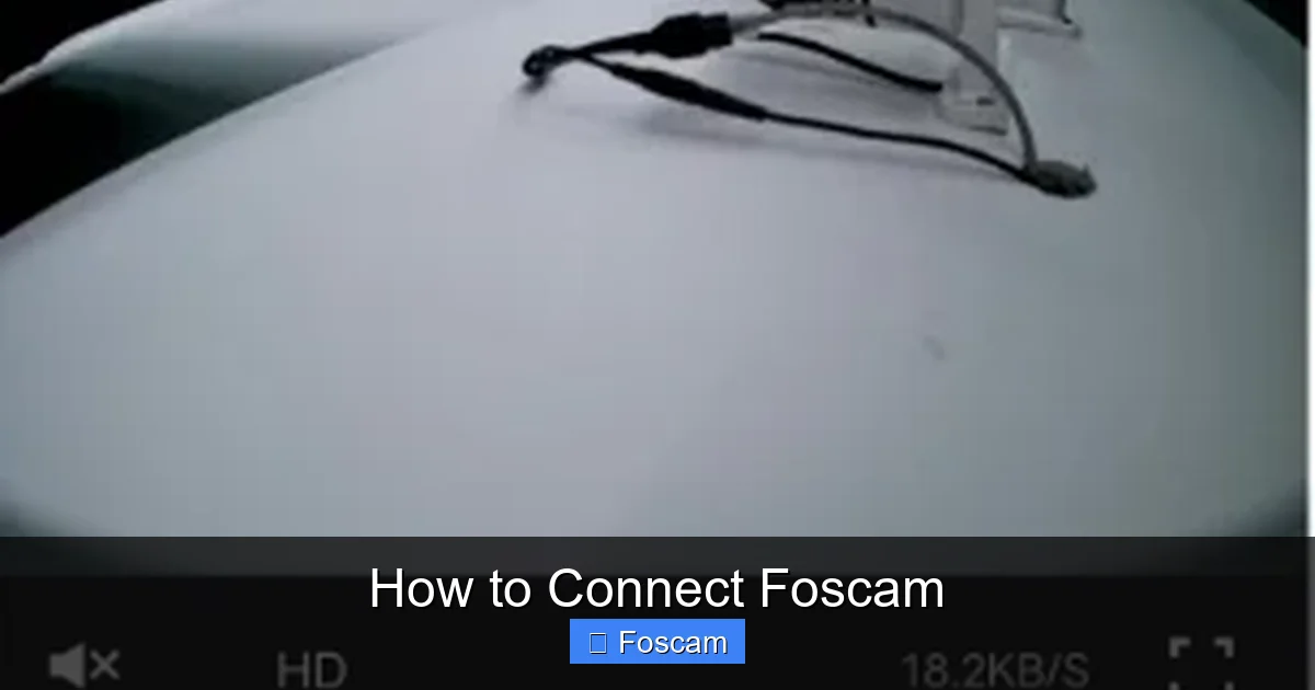 How to Connect Foscam