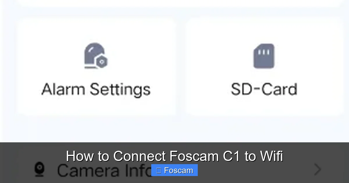How to Connect Foscam C1 to Wifi
