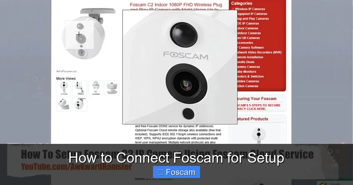 How to Connect Foscam for Setup