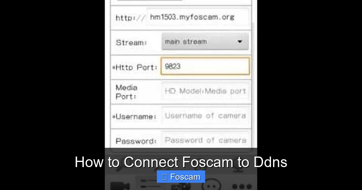 How to Connect Foscam to Ddns