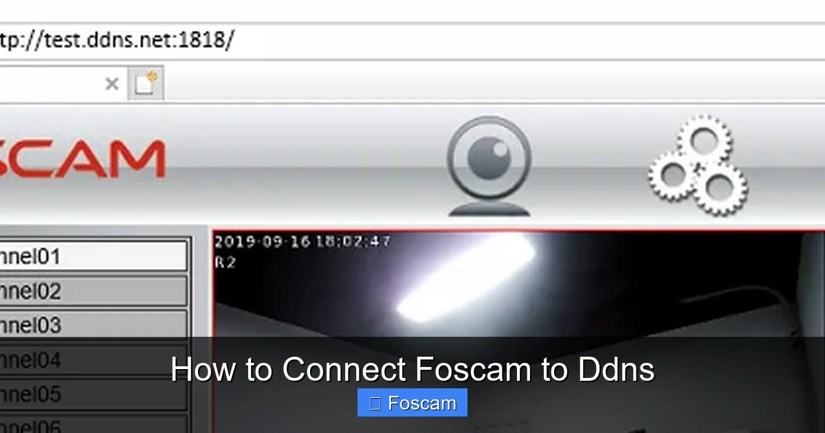 How to Connect Foscam to Ddns