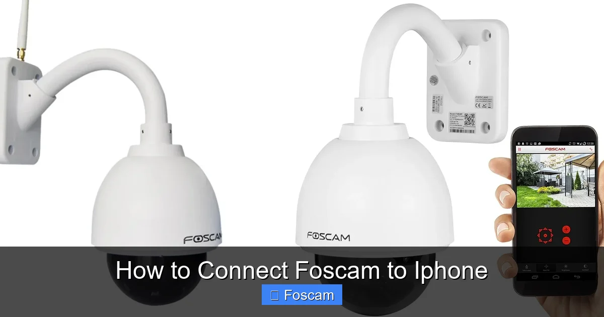 How to Connect Foscam to Iphone