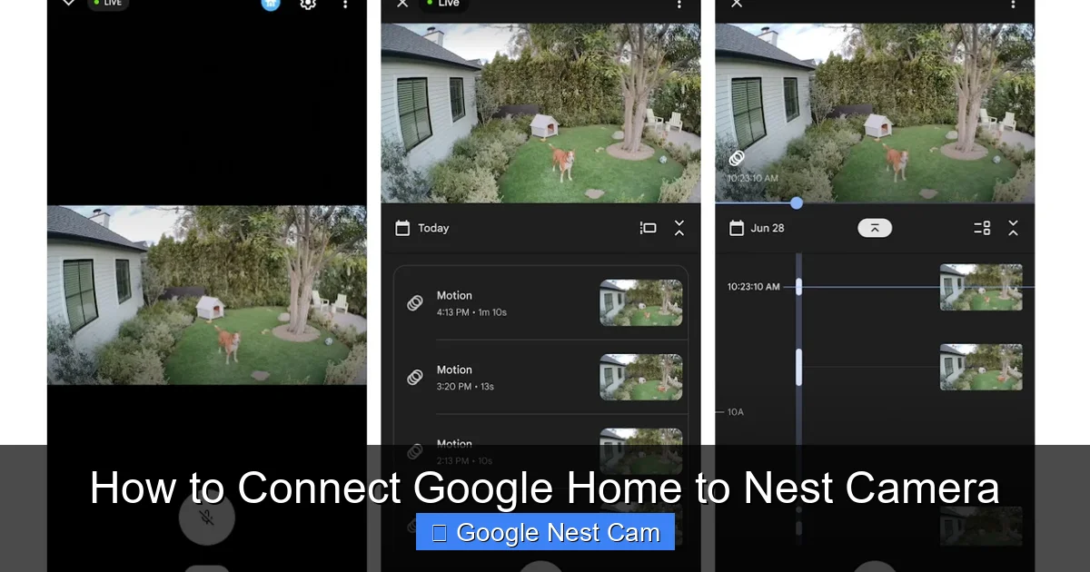How to Connect Google Home to Nest Camera