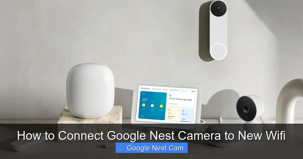 How to Connect Google Nest Camera to New Wifi