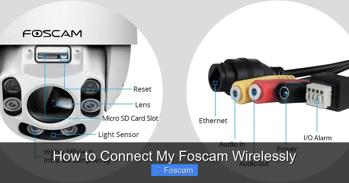 How to Connect My Foscam Wirelessly