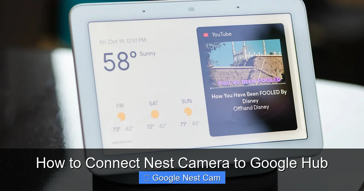 How to Connect Nest Camera to Google Hub