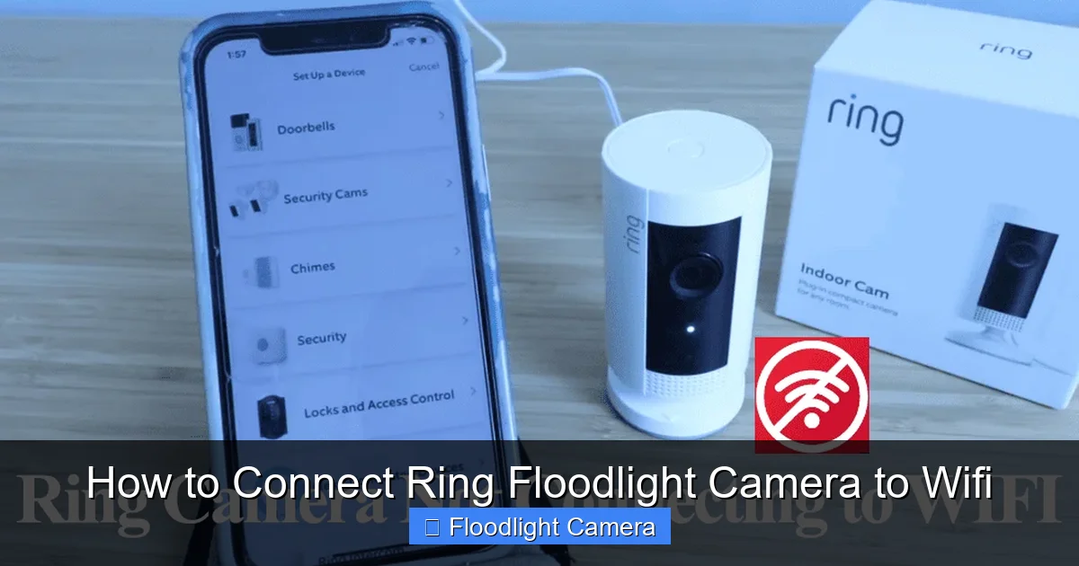 How to Connect Ring Floodlight Camera to Wifi