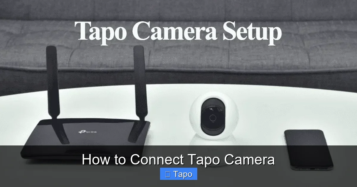 How to Connect Tapo Camera