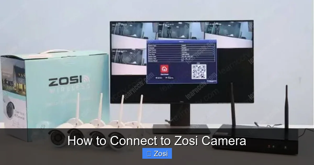 How to Connect to Zosi Camera