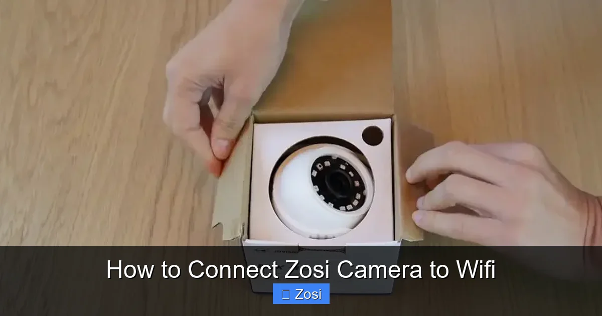 How to Connect Zosi Camera to Wifi