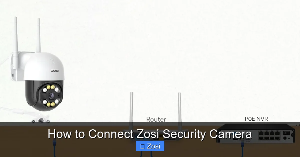 How to Connect Zosi Security Camera