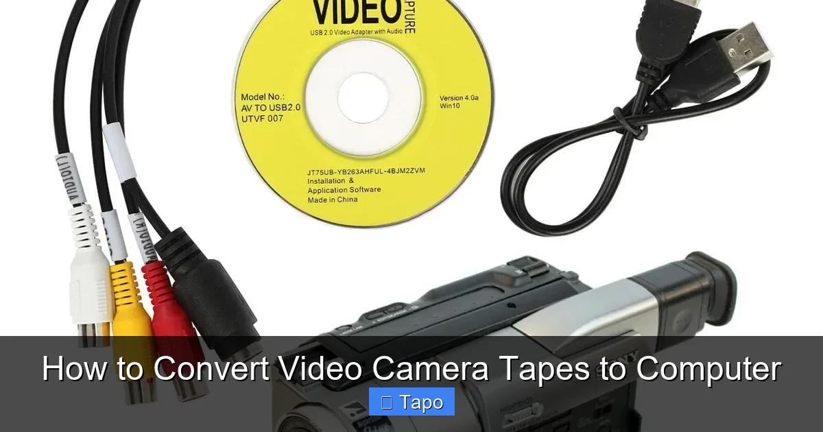 How to Convert Video Camera Tapes to Computer