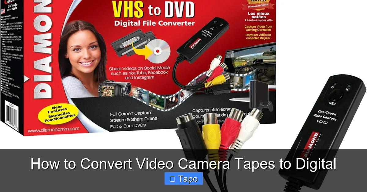 How to Convert Video Camera Tapes to Digital