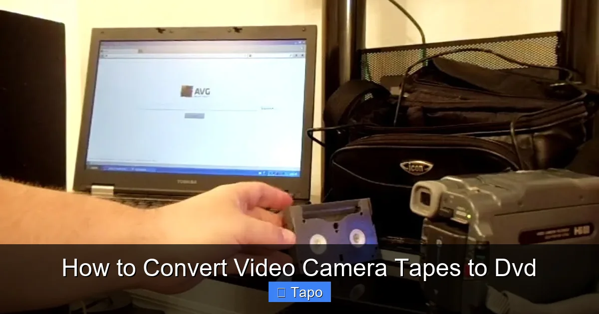 How to Convert Video Camera Tapes to Dvd