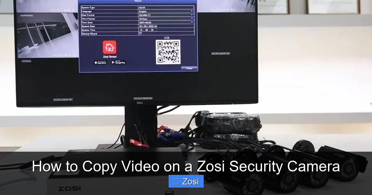 How to Copy Video on a Zosi Security Camera