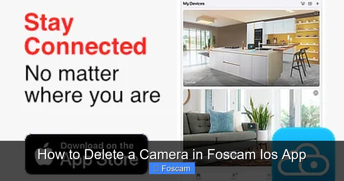 How to Delete a Camera in Foscam Ios App