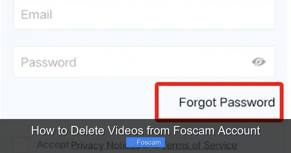 How to Delete Videos from Foscam Account