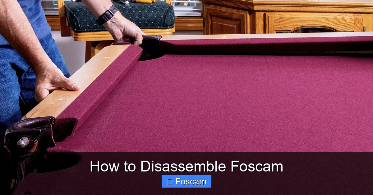 How to Disassemble Foscam