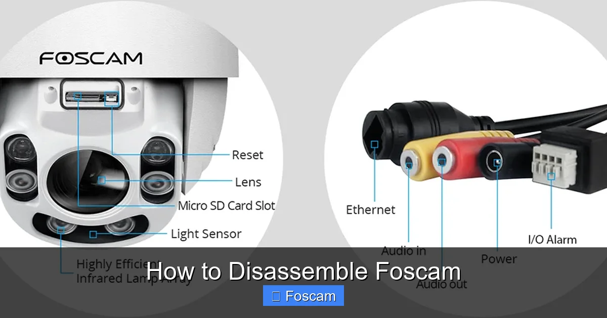 How to Disassemble Foscam