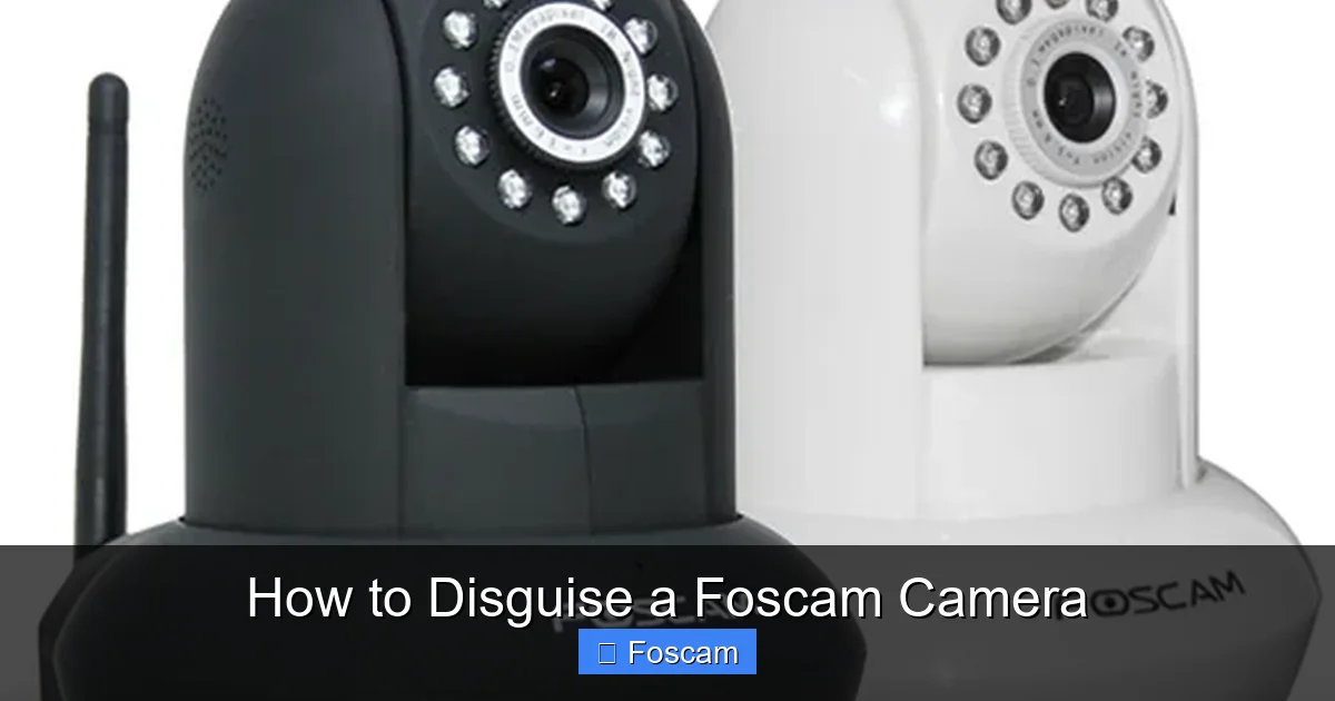 How to Disguise a Foscam Camera