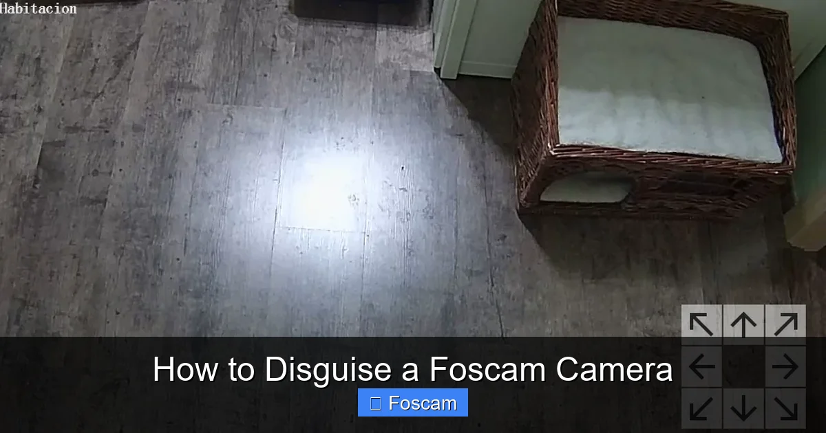 How to Disguise a Foscam Camera