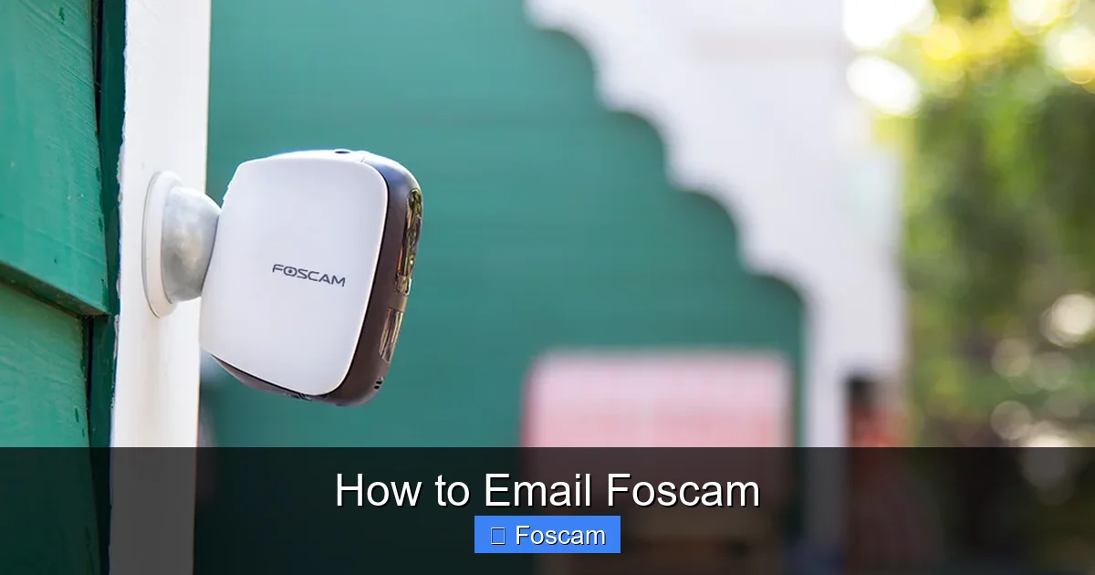 How to Email Foscam