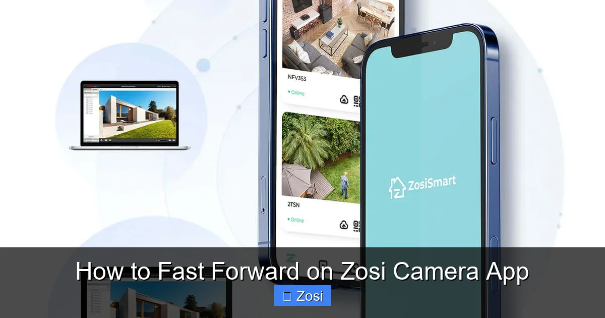 How to Fast Forward on Zosi Camera App