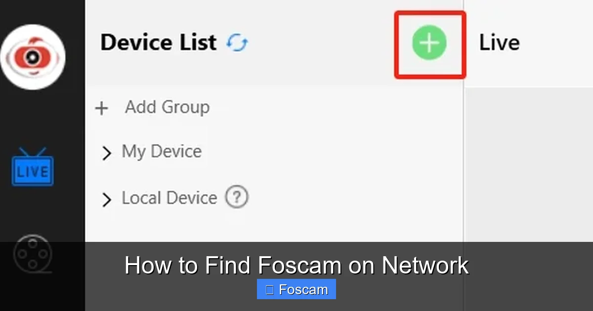 How to Find Foscam on Network