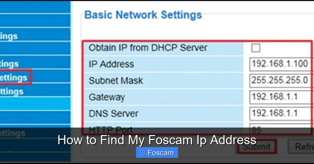 How to Find My Foscam Ip Address