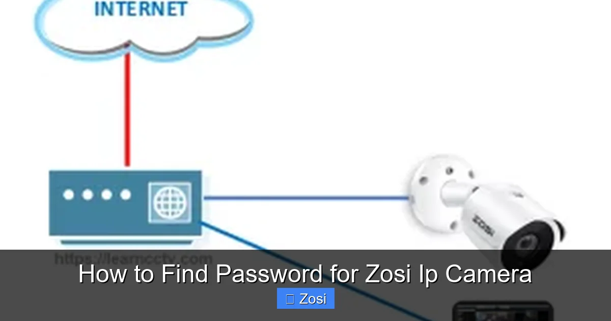 How to Find Password for Zosi Ip Camera