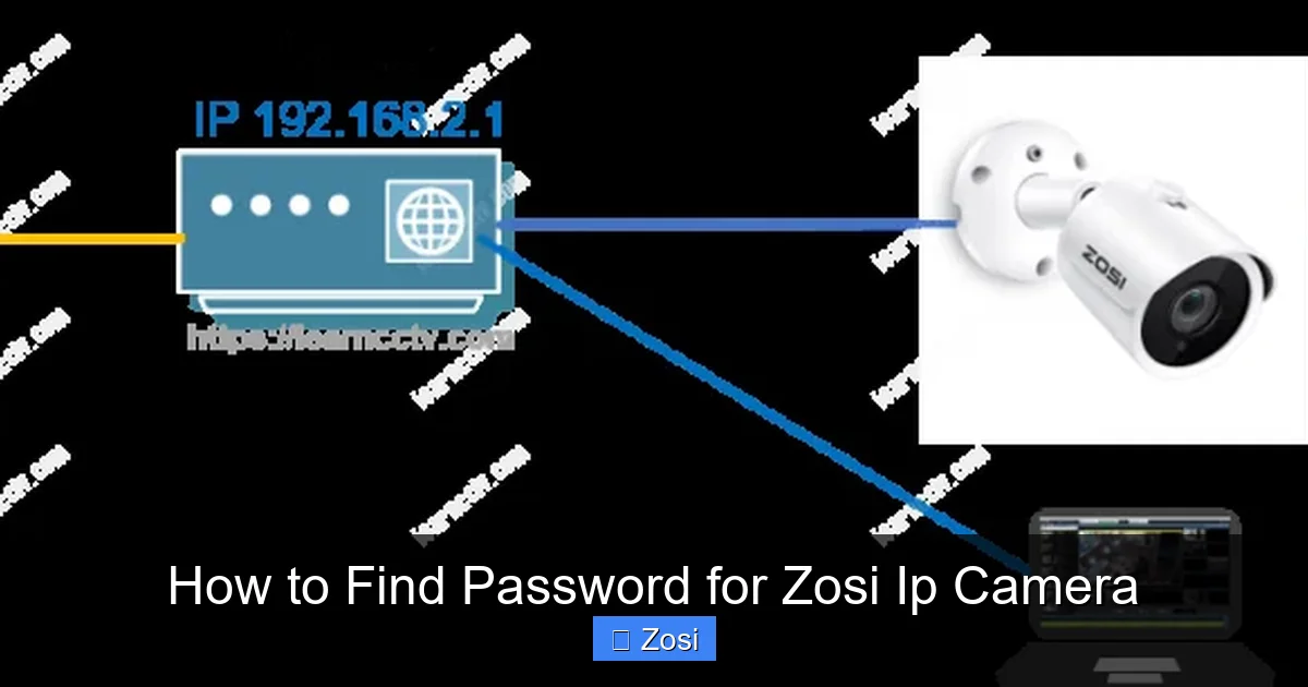 How to Find Password for Zosi Ip Camera