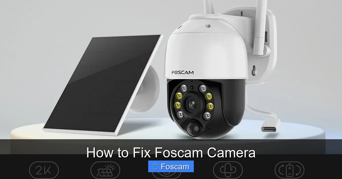 How to Fix Foscam Camera
