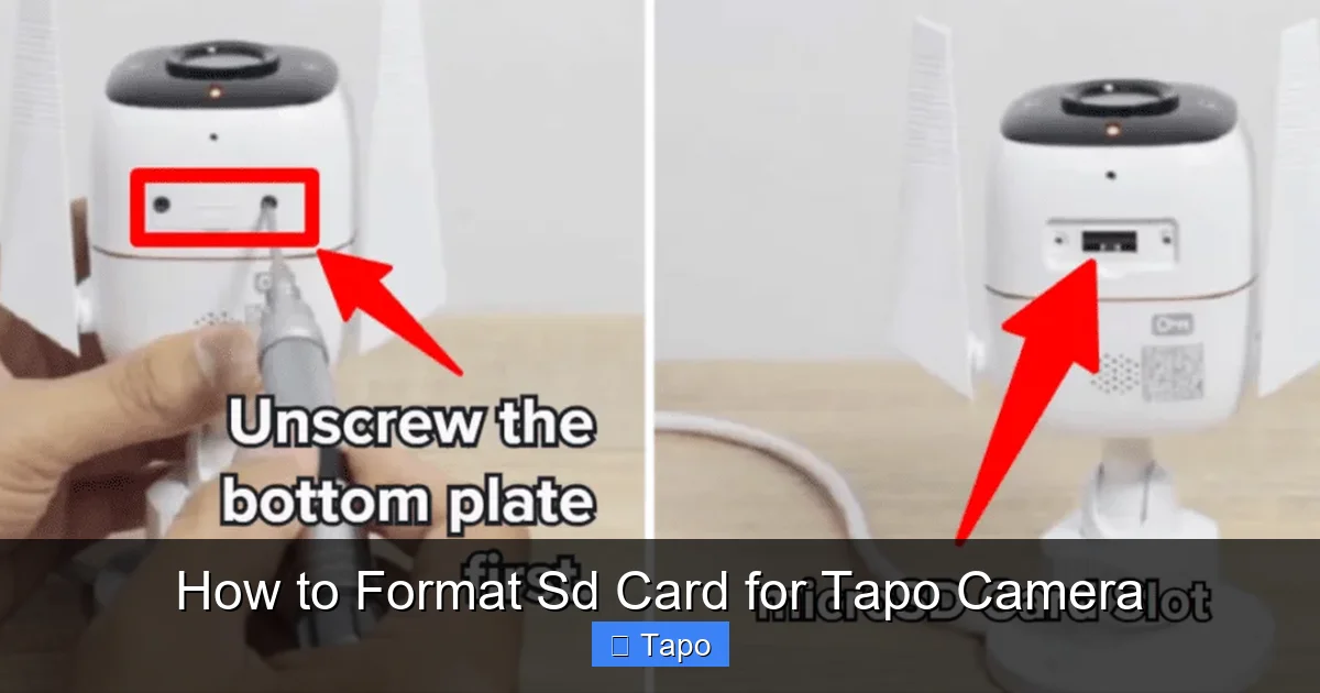 How to Format Sd Card for Tapo Camera
