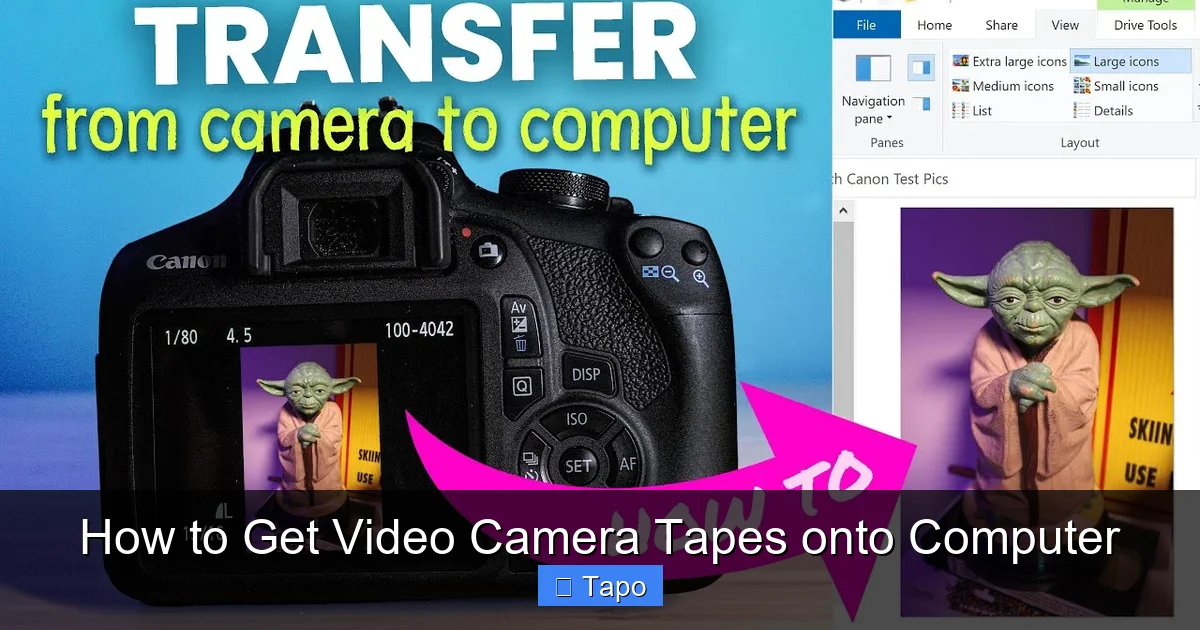 How to Get Video Camera Tapes onto Computer